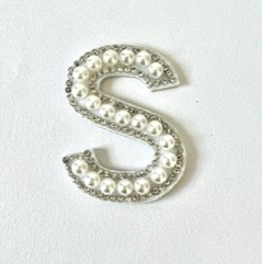 Letter Decal - Pearl and Dimonte S