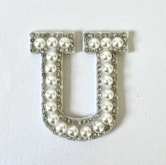 Letter Decal - Pearl and Dimonte U