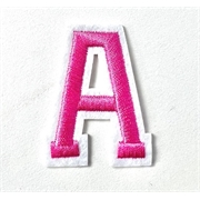 Pink+iron+on+letter+A+for+the+Jellycat+bunny+jumper