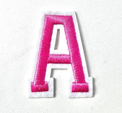 Letter Decal - Pink A
