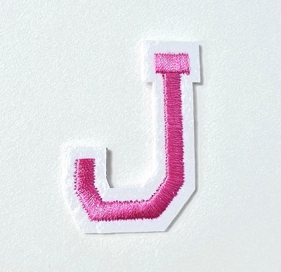 Letter Decal - Pink J