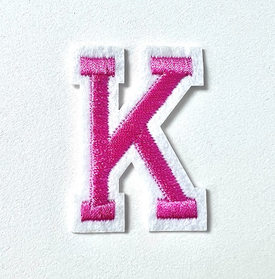 Letter Decal - Pink K
