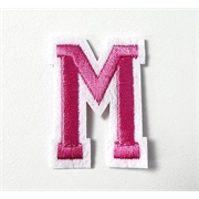 Pink+iron+on+letter+M+for+the+Jellycat+bunny+jumper
