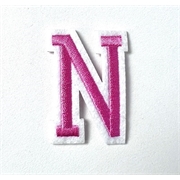 Pink+iron+on+letter+N+for+the+Jellycat+bunny+jumper