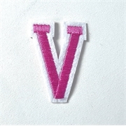 Pink+iron+on+letter+V+for+the+Jellycat+bunny+jumper