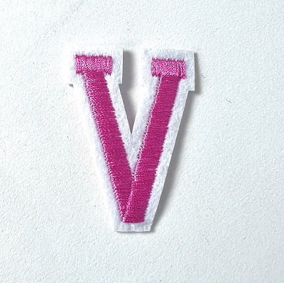 Letter Decal - Pink V