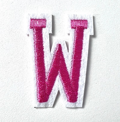 Letter Decal - Pink W