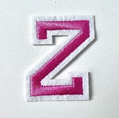 Letter Decal - Pink Z