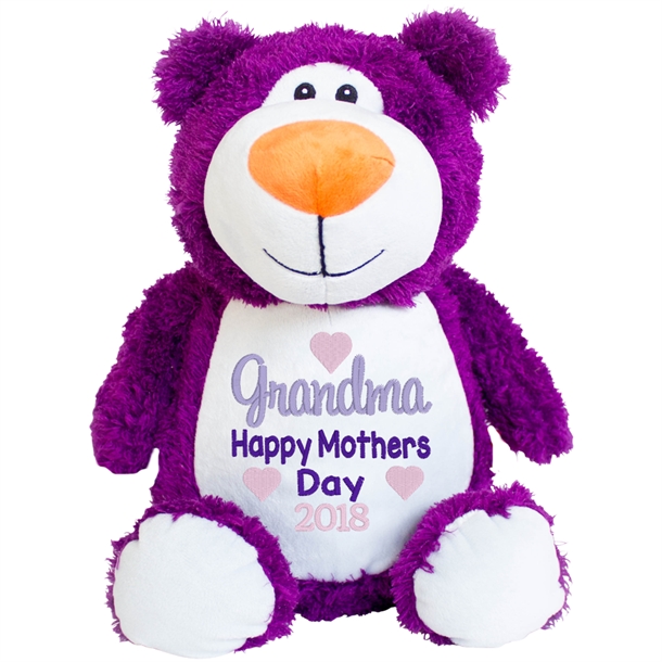Mothers Day - purple ted