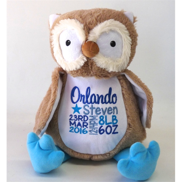 Owl Critter - Birth Announcement
