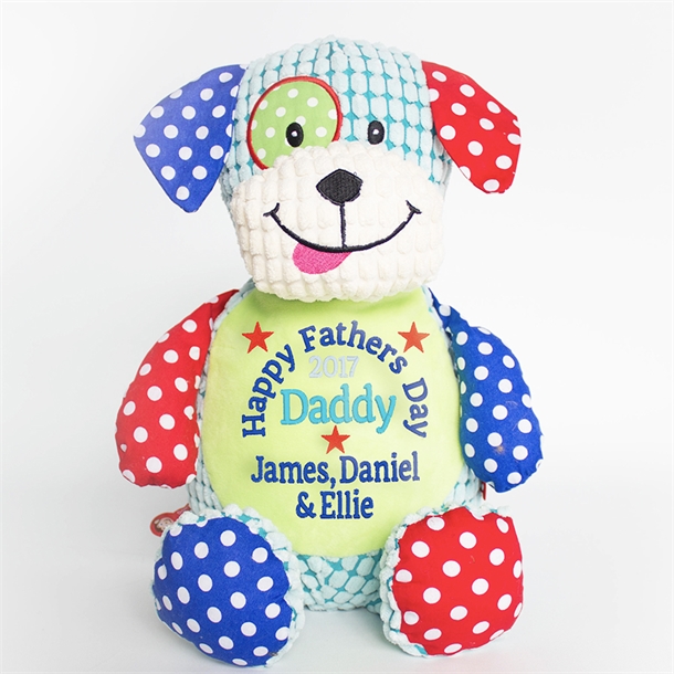 Patchwork Dog - Happy Fathers Day