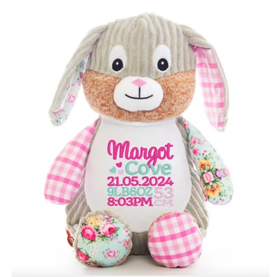 Patchwork bunny pink