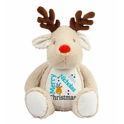 Personalised Christmas Reindeer Blitzen xmas 1b