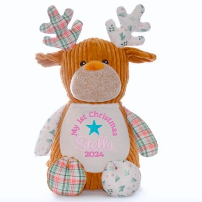 Personalised Christmas Reindeer Cupid xmas 1d