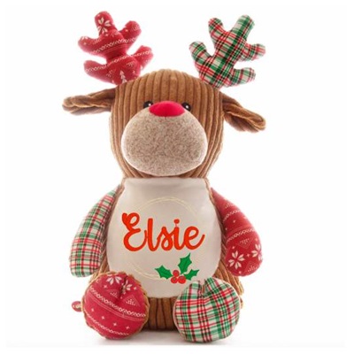 Personalised Christmas Reindeer Vixen wreath