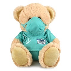 Teddy+bear%2c+doctor+in+mint+scrubs