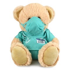 Personalised Doctor Bear Mint - 24cm