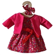 Personalised+Dolls+Clothes+-+Pink+Floral+