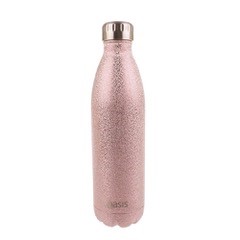 Personalised Drink Bottle Blush shimmer