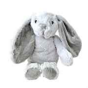 Personalised+Flopsy+Plush+Bunny+Silver
