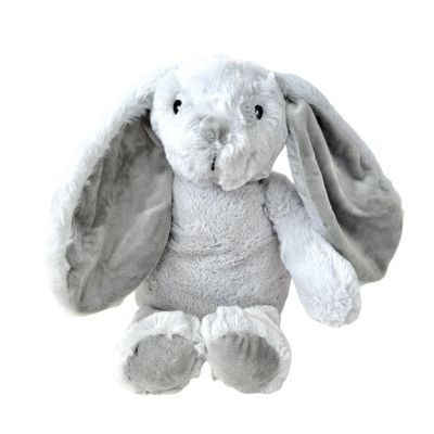 Personalised Flopsy Plush Bunny Silver