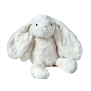 Personalised+Flopsy+Plush+Bunny+Warm+White