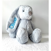 Personalised+Giggle+Bunny+Blue+Medium
