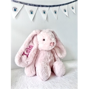 Personalised+Giggle+Bunny+Pink+Large