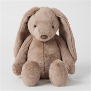 Personalised+Giggle+Bunny+Taupe+Medium