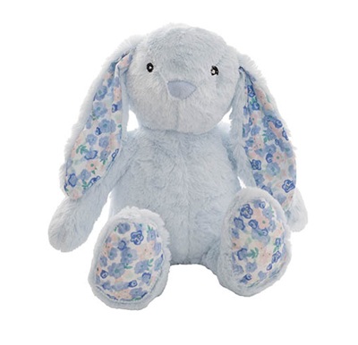Personalised Lucy Bunny Soft Blue