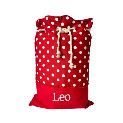 Personalised Santa Sack Polkadot