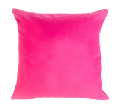 Personalised cushion cover pink large