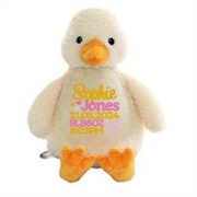 Personalised+duck+birth+girl