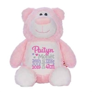 Personalised+Teddy+Bear+Pink