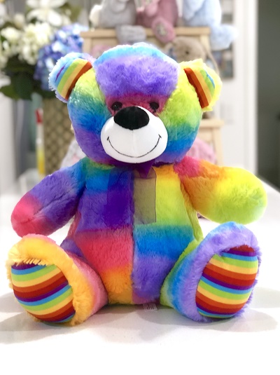 Rainbow Teddy -38cm