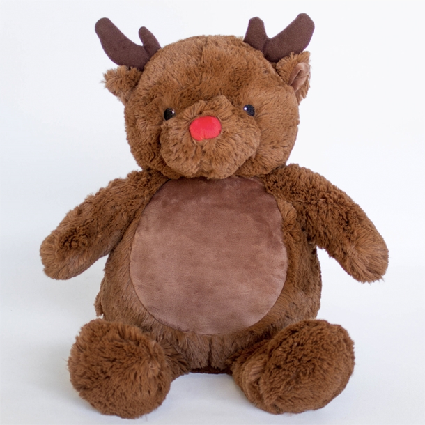 This+is+an+image+of+a+personalised+reindeer+rudolf+from+My+Teddy