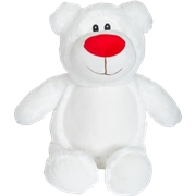 This+is+an+image+of+a+personalise+teddy+bear+white+snowy+from+My+Teddy