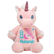 This+is+an+image+of+a+Pink+Unicorn+Eid+Celebration+from+My+Teddy