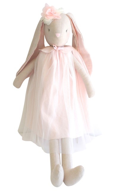 Vintage Bunny Linen Pink - 70cm